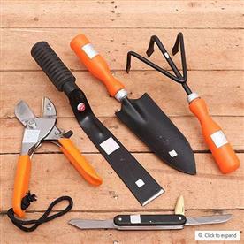 BASIC GARDEN TOOL KIT - GARDENING TOOLS 