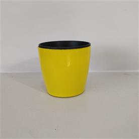 PACK OF 6 4 INCH (10.5 CM) VALENCIA 16 ROUND PLASTIC PLANTER                                         