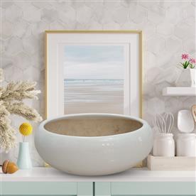 OVAL CERAMIC INDOOR POT