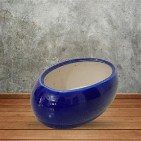 OVAL CERAMIC INDOOR POT