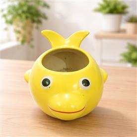 FISH CERAMIC PLANTER  