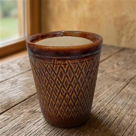 CERAMIC POTS FOR PLANTS GLASS SHAPE   