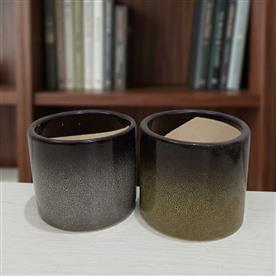 CERAMIC POTS SET OF 2