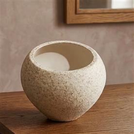PLASTIC APPLE STONE POT 