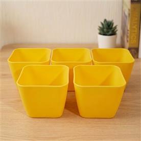 SQUARE PLASTIC PLANTER 5 SET